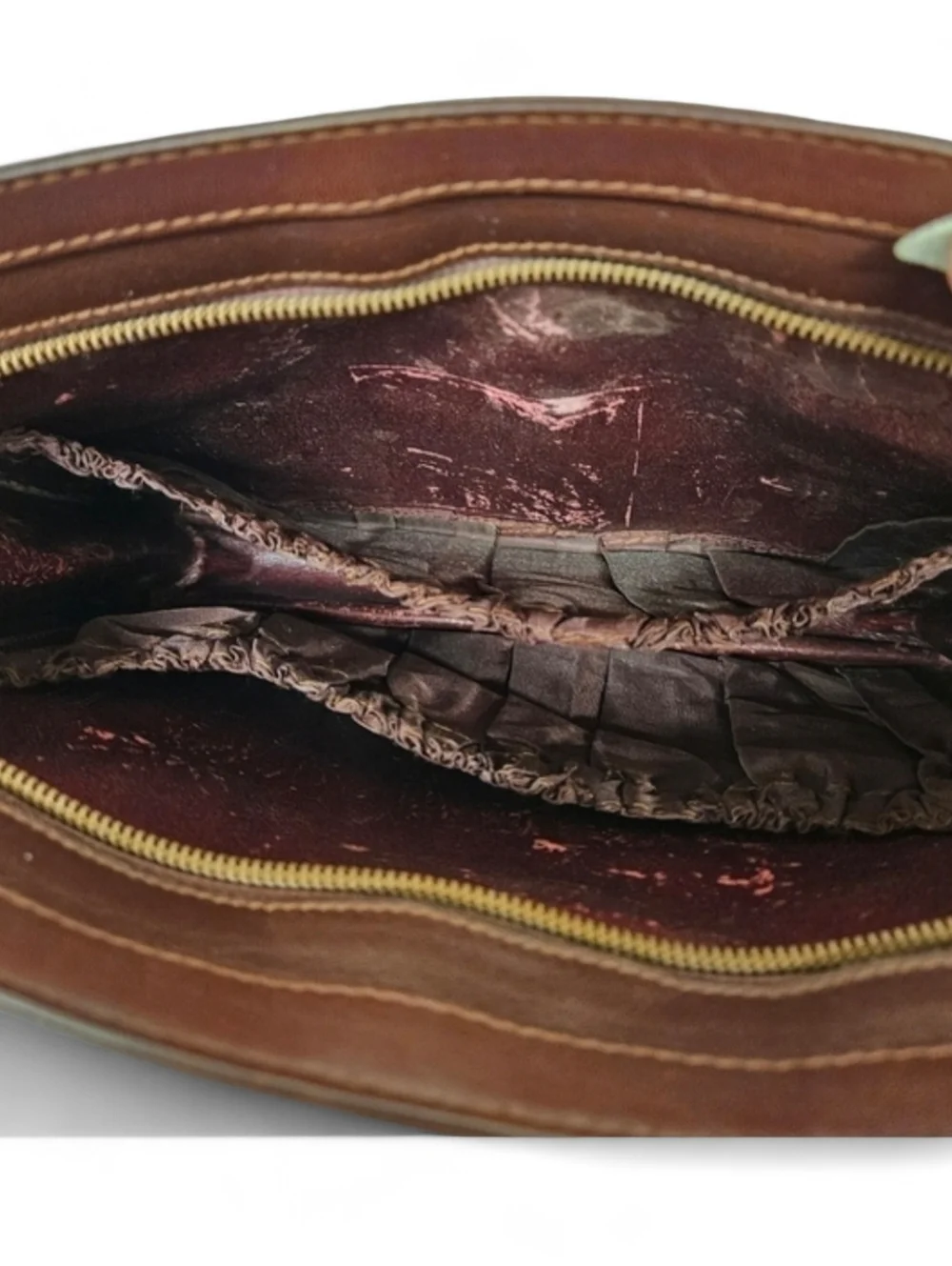 Cartier Must De Front Snap Clutch in Burgundy Calfskin Leather